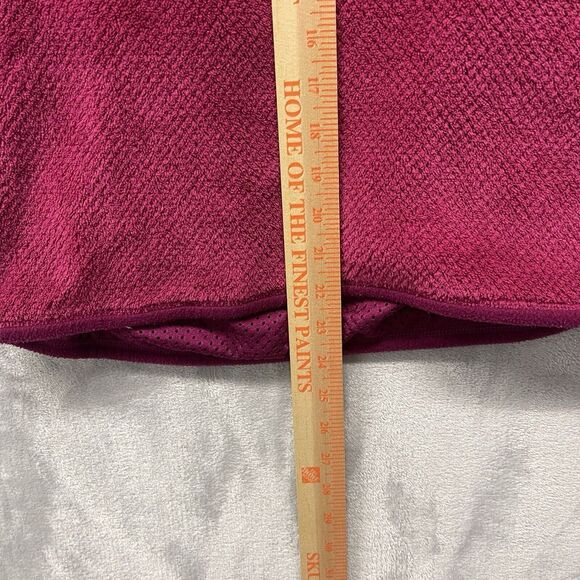 Patagonia Fleece Jacket Womens Medium Pink Re Tool Snap T Pullover Logo Outdoor - Picture 6 of 8